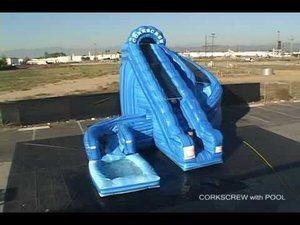 26' Ft. Extra Large Corkscrew Water Slide (One of the largest in the State)