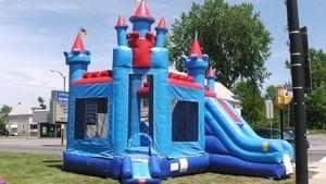 Royal Caslte 3 in 1 Combo Bounce House w/Slide