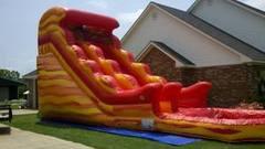 22Ft Large Fire and Ice Water slide
