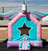 * Sparkle Unicorn Pony 3D Bounce House *NEW
