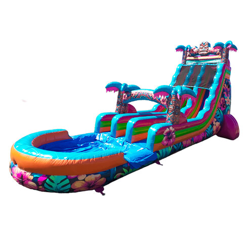 22' Aloha Splash Double Lane Water Slide 22' Aloha Splash Double Lane Water Slide