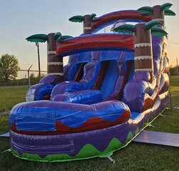 Tropical Hurricane Water Slide