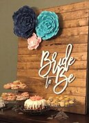 Bride To Be Wooden Sign White