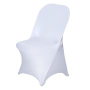 Folding Chair Cover - White Spandex Folding Chair Cover - White Spandex