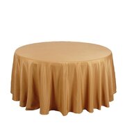 Linen Gold - 4 ft. Round Table - Floor Length