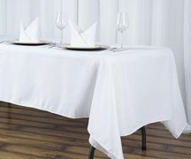 Oval Table Linen White 60 Oval Table Linen White 60