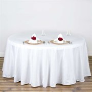 Linen White - 4 ft. Round Table - Floor Length