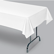 Table Cover Plastic - Fits 6 ft Table Table Cover Plastic - Fits 6 ft Table
