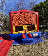 Orange and Yellow Bounce House