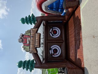 Lumber jack AXE throwing