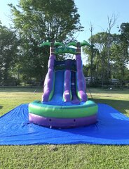 16ft purple water slide