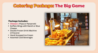   Catering Package - The Big Game