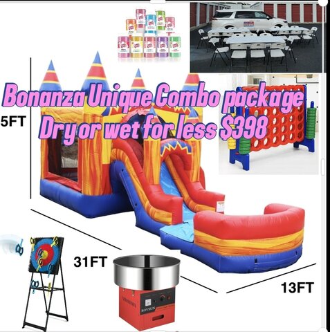 Bonanza Unique Combo Package Dry or Wet Bonanza Unique Combo Package Dry or Wet