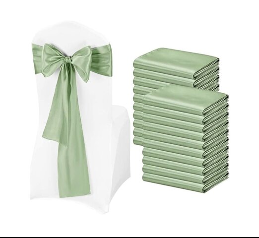 Chair Sashes Light Green Color Chair Sashes Light Green Color