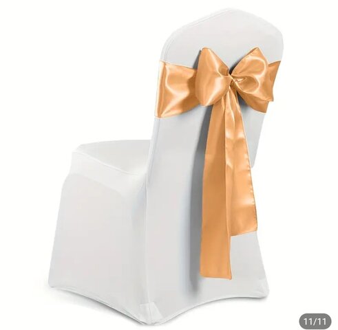 Chair Sashes Champagne Color Chair Sashes Champagne Color