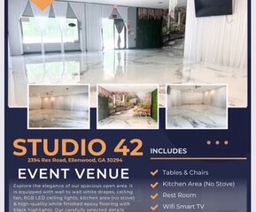 Studio 42 Event Venue $300 Special