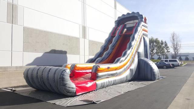 (05) 24 Foot Tall Lava slide (05) 24 Foot Tall Lava slide
