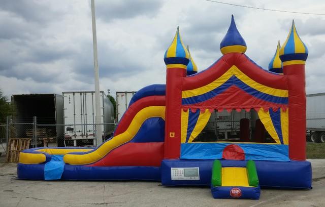 5 in 1 Big Top Circus Wet Combo Bounce And Slide