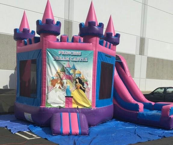 3 In 1 Enchanted Princess Castle Combo Wet 3 In 1 Enchanted Princess Castle Combo Wet