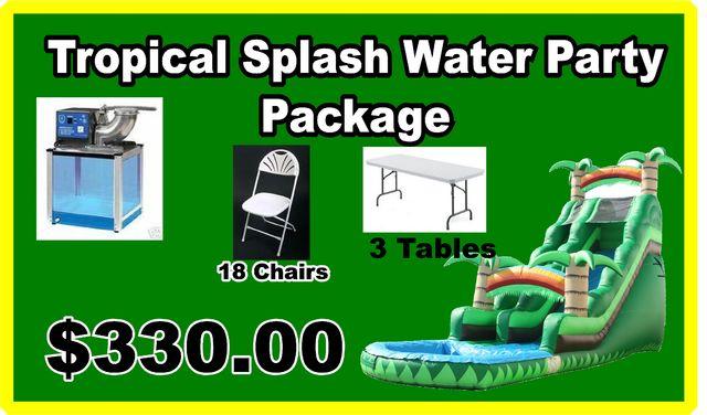 (2) Tropical Splash Party Package