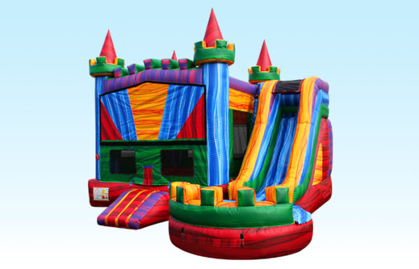 5 In 1 Colorful Slide And Climb Combo 384C 5 In 1 Colorful Slide And Climb Combo 384C