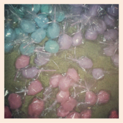 Pre-Made Cotton Candy Lollipops Pre-Made Cotton Candy Lollipops