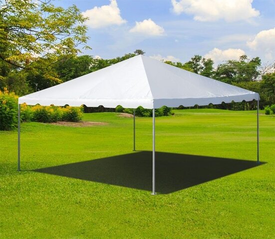 15 x15 Commercial Frame Tent (Clear Top)