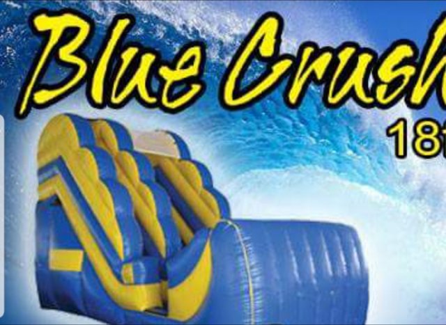18' Single Lane Slide Blue Crush Wet/Dry 18' Single Lane Slide Blue Crush Wet/Dry