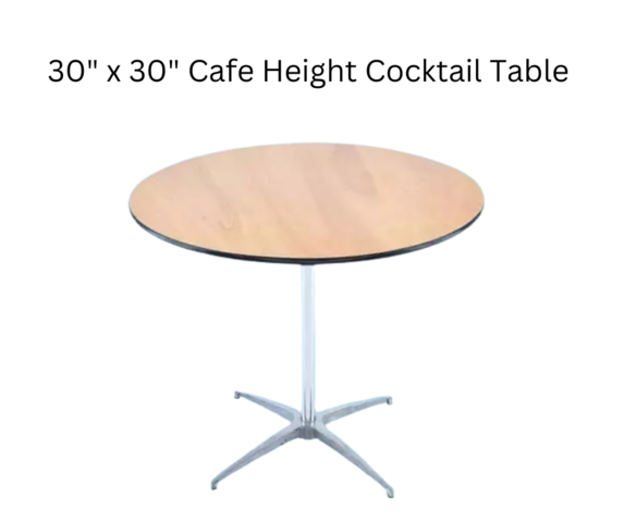 Tables - Cafe Table 30x30