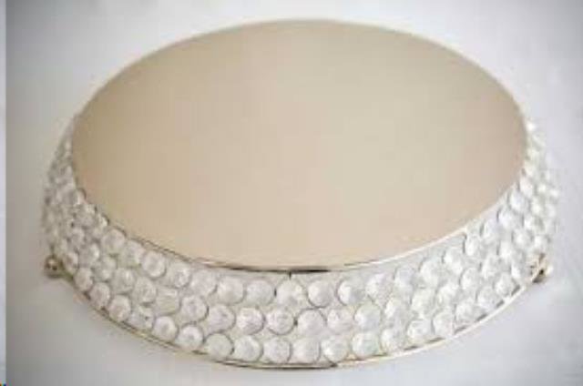 Cake Stand Crystal - round 16