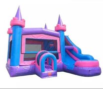 Bounce and Waterslide Combo Pink & Purple Dream