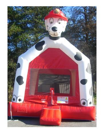 Dalmatian Fire Dog Jump House (6)