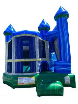 Blue Crush Castle Combo Bounce House