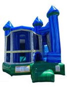 Blue Crush Backyard Combo Bounce House