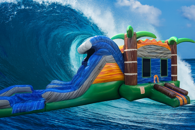 Tidal Wave Water slide Combo Tidal Wave Water slide Combo