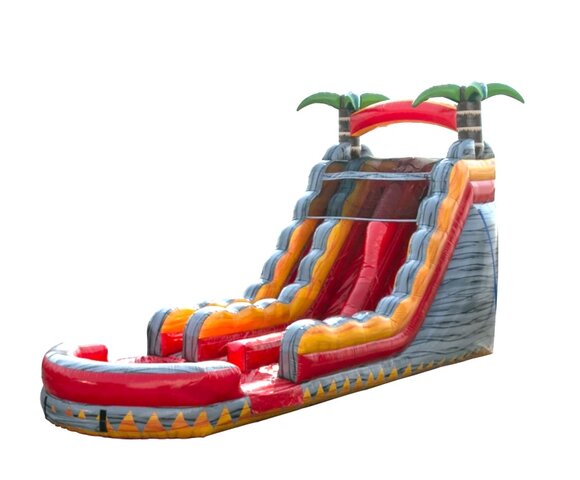 Lava Rush Water Slide - 22ft - 2 Lane Lava Rush Water Slide - 22ft - 2 Lane