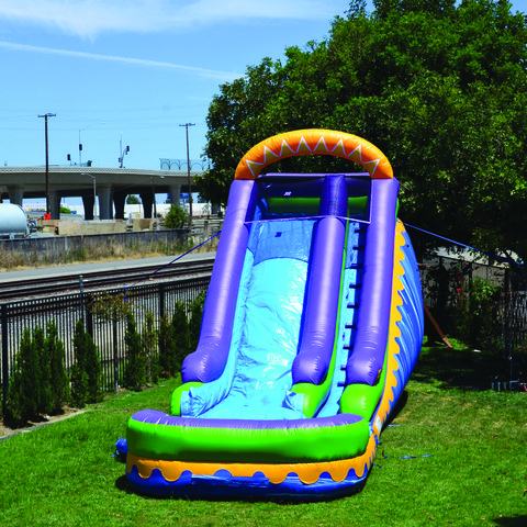 Sunrise Water Slide - 18ft - Single Lane Sunrise Water Slide - 18ft - Single Lane