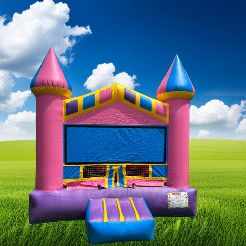 Soft Pink Castle Bouncy Soft Pink Castle Bouncy