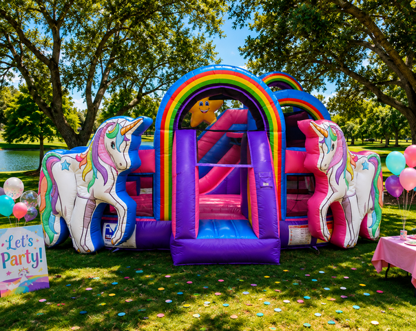 Unicorn Bouncy Playground Inflatable Unicorn Bouncy Playground Inflatable