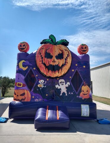 Pumpkin Halloween Bounce House Pumpkin Halloween Bounce House
