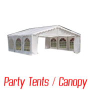 Party tents and Canopies