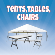 Tents, Tables and Chairs Tents, Tables and Chairs