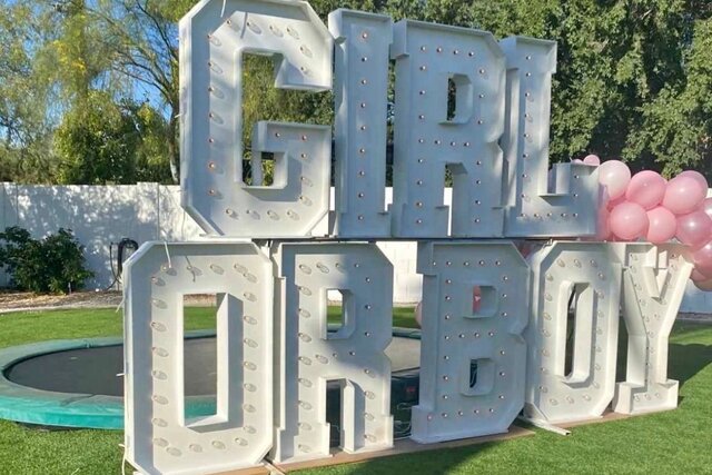 Girl or Boy Marquee Letters Girl or Boy Marquee Letters