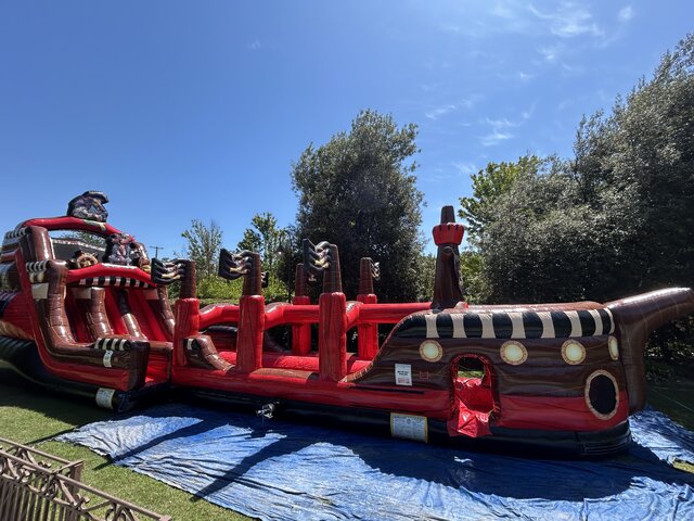 22ft Black Pearl Dual Lane Water Slide + Slip and Slide 22ft Black Pearl Dual Lane Water Slide + Slip and Slide