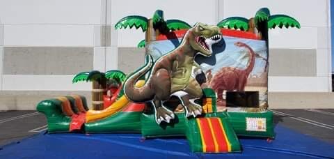 Dinosaur Bounce House Slide Combo Dinosaur Bounce House Slide Combo