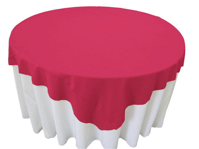 Hot Pink Table Overlay Hot Pink Table Overlay