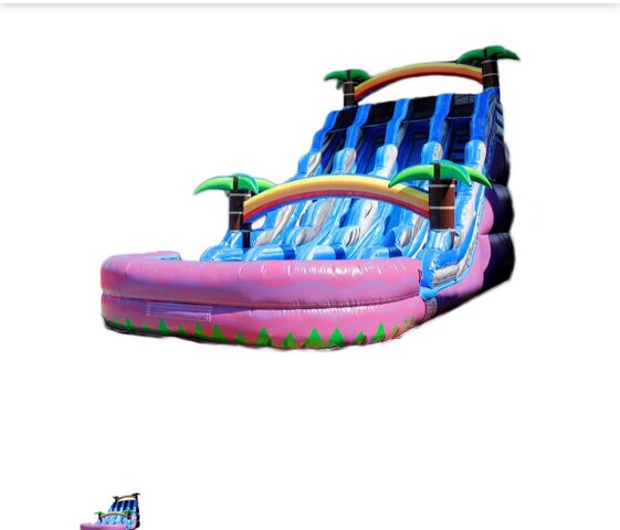22ft Triple threat triple lane slide 22ft Triple threat triple lane slide