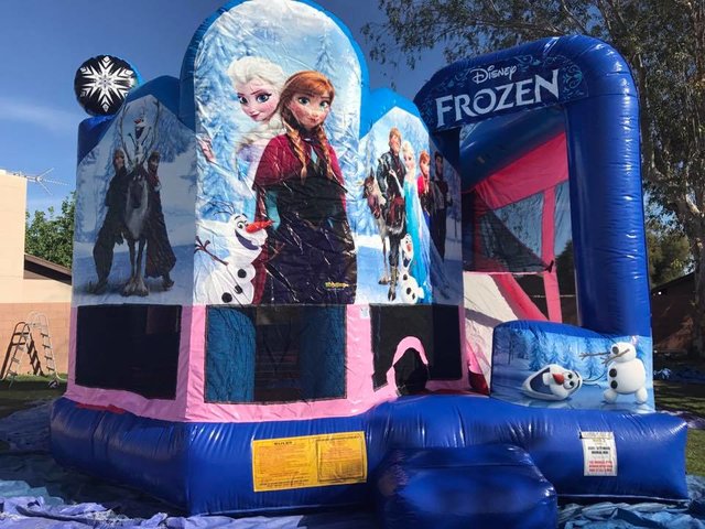 Frozen 5 in 1 wet dry Bounce House Slide Combo Frozen 5 in 1 wet dry Bounce House Slide Combo