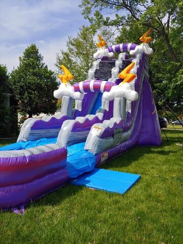 Lightning 21ft waterslide Lightning 21ft waterslide