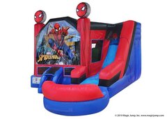 Spider-Man 7 in 1 Bounce house Slide Wet Dry